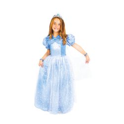 Déguisement de princesse bleu avec accessoires 3/5 ans