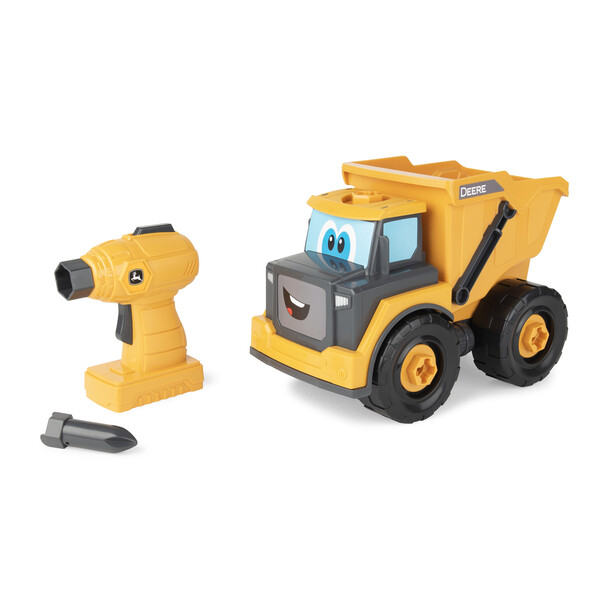 Jeu De Construction TOMY Johnny - Tracteur à Assembler Avec Tournevis Électronique - Dès 18 Mois