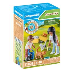 71309 - Playmobil Country - Famille de chats avec femme et enfant