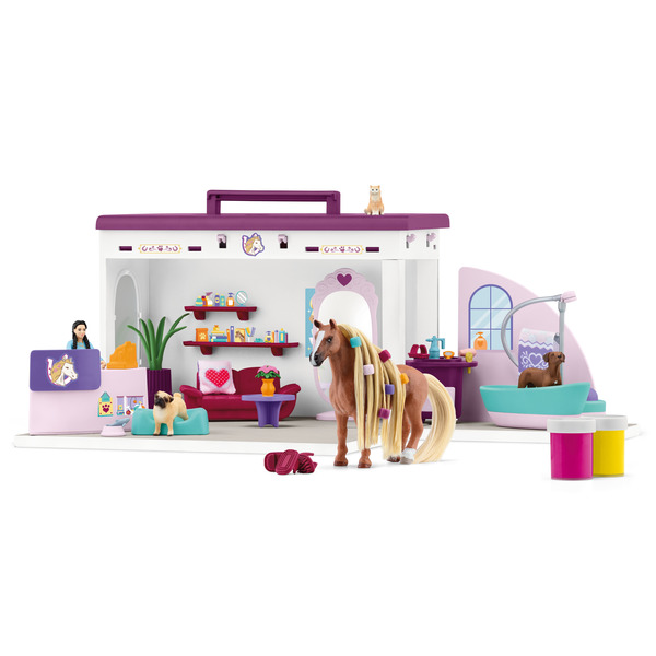 Set Coiffure Enfant - Sèche-cheveux Jouet, Maquillage & Accessoires Pour Jeux De Rôle - Dès 4 Ans