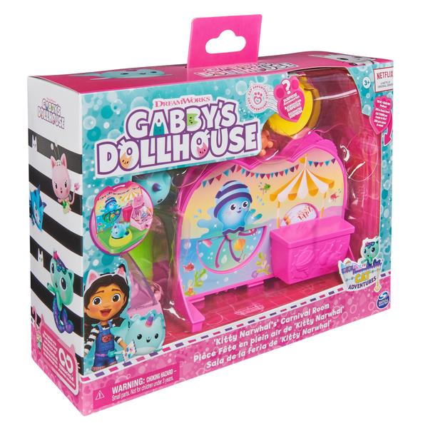 Gabby Et La Maison Magique - Playset Deluxe Le Spa Avec Figurine Marine, Siège Tournant Et Accessoire Surprise - Jouet Enfant Dès 3 Ans