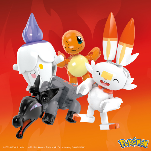 Coffret Construction Pokémon Débutant - 8 Figurines Dont Pikachu - 191 Pièces - À Partir De 6 Ans