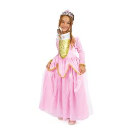 Déguisement de princesse rose avec accessoires 8/10 ans