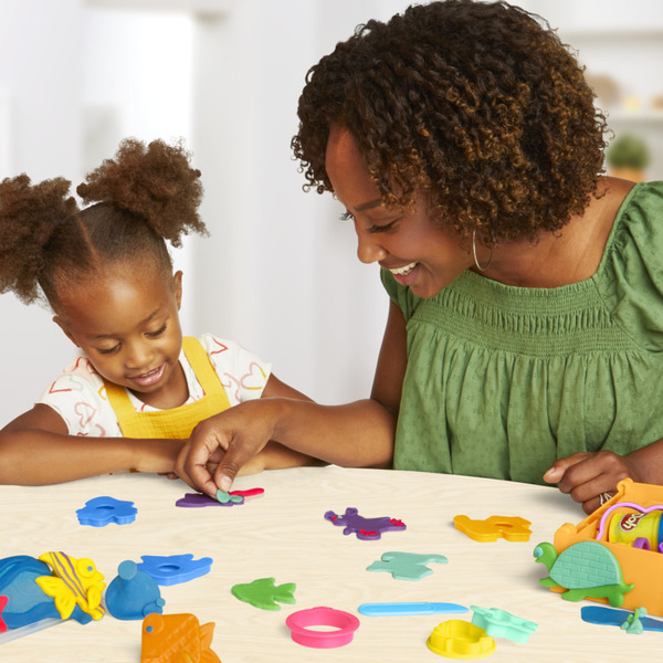 Play-Doh Super Boîte Accessoires Animaux - 8 Couleurs Pâte + 22 Outils, Jouet Créatif Enfants 3ans+