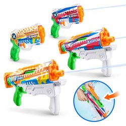 Pistolet à Eau - Lot de 3 Nouilles en Mousse Sécuritaires à Pompe, Jouet d'Eau d'Extérieur pour Enfants, Tout-Petits et Adultes - Piscine, Plage, Cour et Parc. jusqu'à 30 Pi