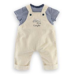 Vêtement Poupon Corolle - T-Shirt Manches Longues Et Jean 36cm | Ensemble Weekend à Paris