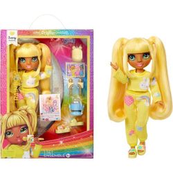 Poupée Rainbow High Junior High PJ Party Bella Rose - 22cm Avec Pyjama Et Accessoires