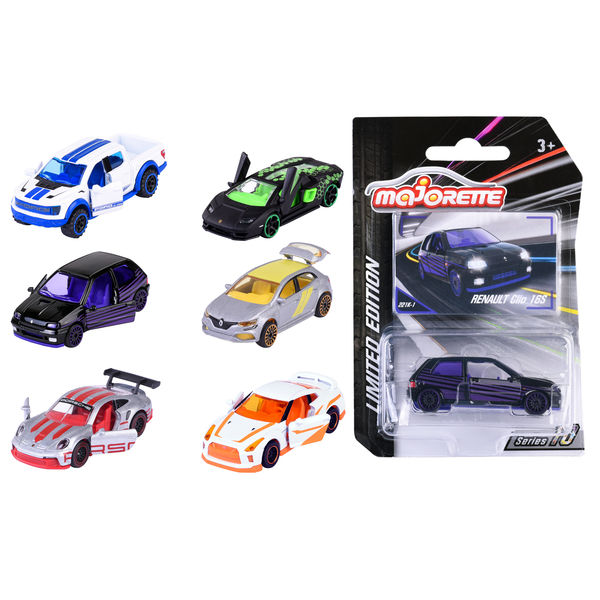 Majorette Voiture Edition Limitée Série 10 - 1/6 Modèles (Renault, Porsche, Lamborghini...) - Métal