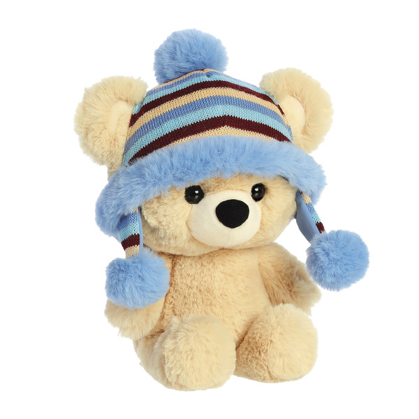 Peluche ourson avec bonnet 30 cm Ami Plush : King Jouet, Peluches ...