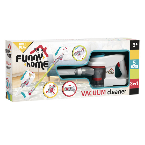 Mini Aspirateur Jouet Pour Enfants Avec Sons Et Lumières - Alimenté Par Piles - Bleu électrique - Jouet éducatif Et Amusant