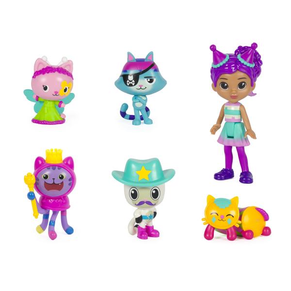 Gabby et la maison magique - Coffret de 6 figurines Fête costumée |