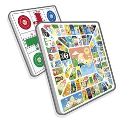 Jeu de l’oie et des petits chevaux 2 en 1