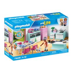71608 - Playmobil My Life - Cuisine avec ilôt central