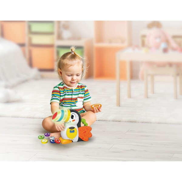 Clementoni Toucan Gourmand - Jeu Éducatif 12+ Mois, Apprentissage Couleurs Et Fruits