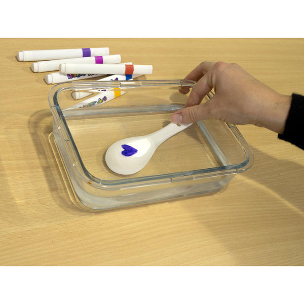 Kit Water Art | Dessin Magique Sur Eau | 12 Feutres + Cuillère + Autocollants | Loisir Créatif Enfants Dès 3 Ans