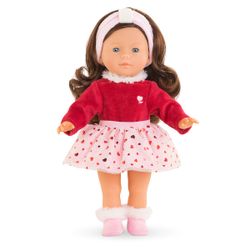 Robe Pétale De Cœurs Pour Poupée Corolle 36cm - Vêtement Fashion, Facile à Mettre, Dès 4 Ans