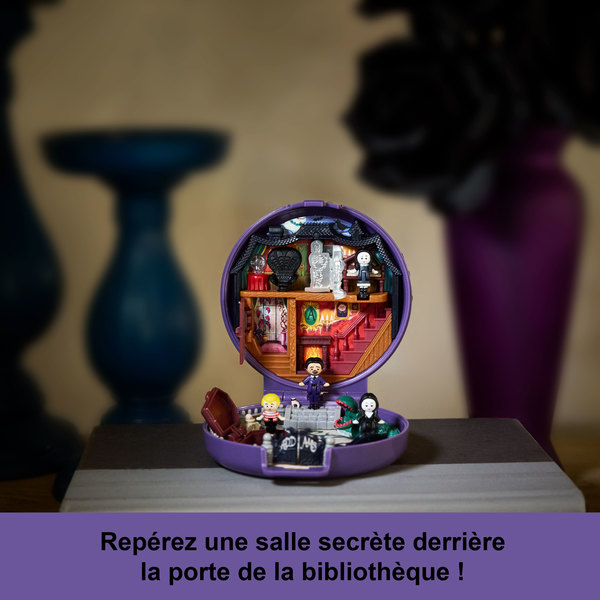 Polly Pocket - Coffret La Famille Addams Edition Spéciale - Avec 4 Personnages Et Accessoires - HXW25 - Collection