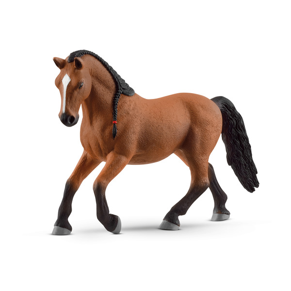 Figurines Schleich - Jument Arabe (réf. 13630) Et Irlandaise (réf. 13790) - Lot De 2 - Occasion Sans Boîte