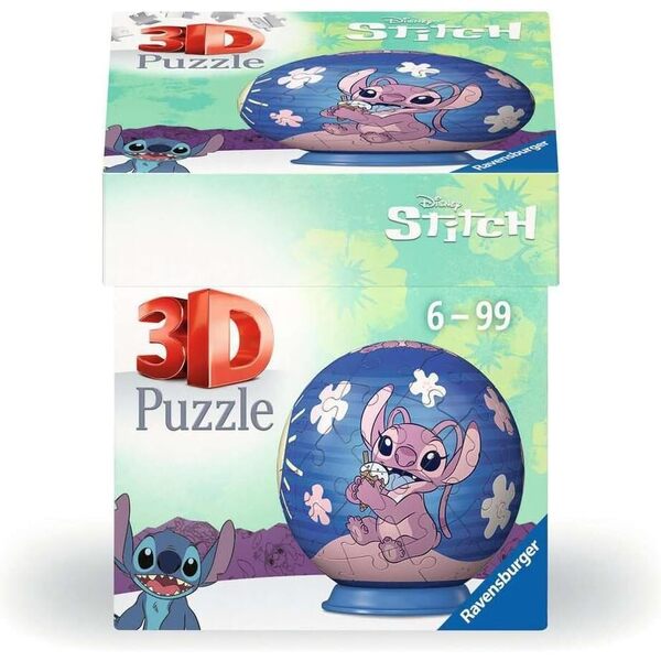 Puzzle 3D Stitch Ravensburger : King Jouet, Puzzles 3D Ravensburger
