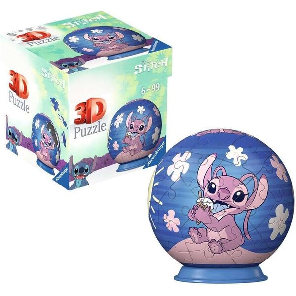 Puzzle 3D Stitch Ravensburger : King Jouet, Puzzles 3D Ravensburger