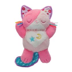 Peluche Veilleuse VTech Mon Chaton Douce Nuit - Respire, Lumineuse, 15 Mélodies, Bruits Blancs - Version FR