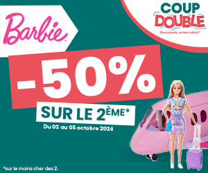 Barbie Coup Double : Le 2ème à -50%