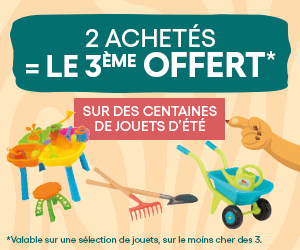 Déstockage été : 2 + 1 offert