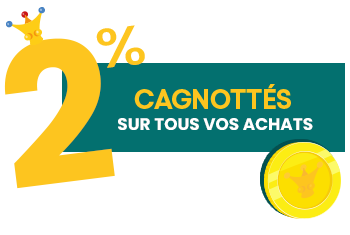 2% de vos achats seront cagnottés