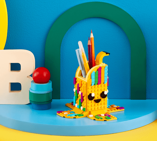 Le porte-crayons Banane amusante